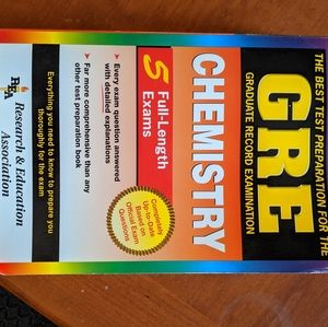 REA Chemistry GRE Practice Exam Book